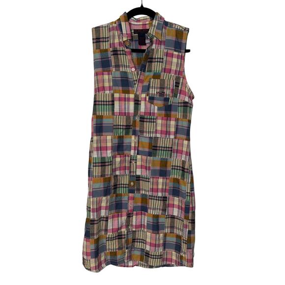 Ralph by Ralph Lauren Dresses & Skirts - ❤️🔥Vintage Ralph Lauren Patchwork Plaid Sleeveless Dress Size L